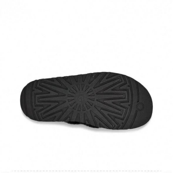 Ugg Disco Cross Slide Sandal - Tiger Print - черный, 35, Натуральная овчина