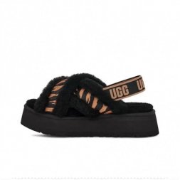 Ugg Disco Cross Slide Sandal - Tiger Print