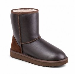 Ugg Classic Short Metallic Chocolate