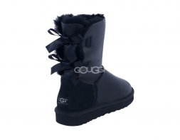 Bailey Bow Metallic Black