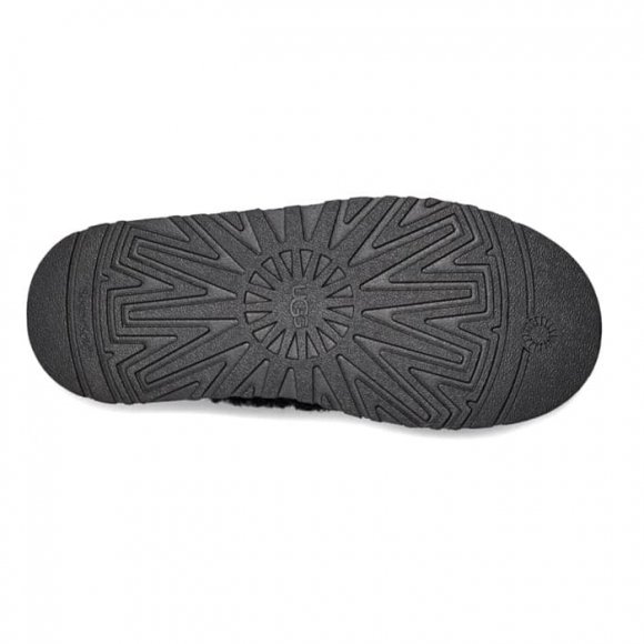 Женские слипоны на платформе Ugg Tazz Braid - Black Женские слипоны на платформе Ugg Tazz Braid - Black