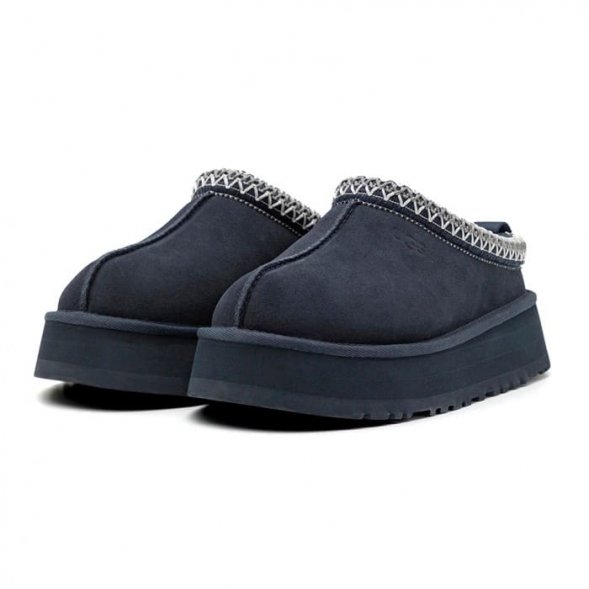 Женские слипоны на платформе Ugg Tazz - Eve Blue