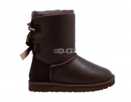 Bailey Bow Metallic Chocolate Bailey Bow Metallic Chocolate