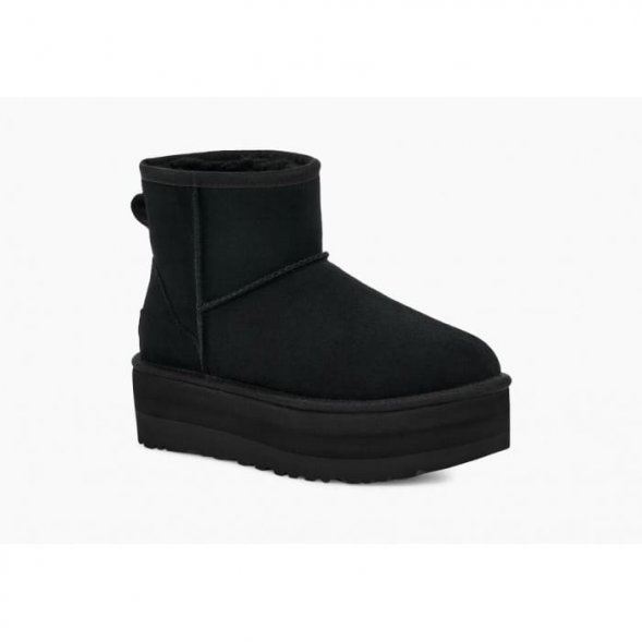 Ugg Mini Platform Boot - Black - черный, 36, Замша