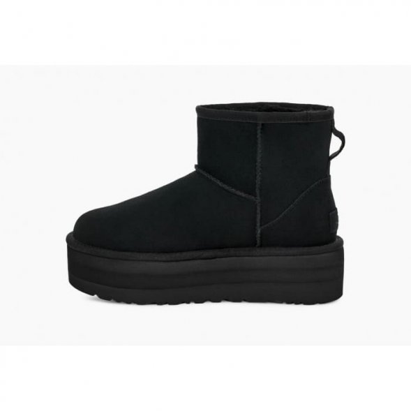 Ugg Mini Platform Boot - Black - черный, 36, Замша