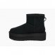 Ugg Mini Platform Boot - Black - черный, 36, Замша