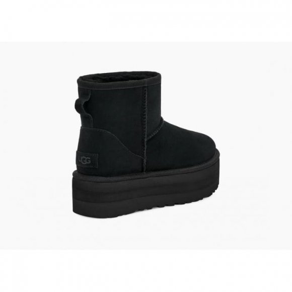 Ugg Mini Platform Boot - Black - черный, 35, Замша