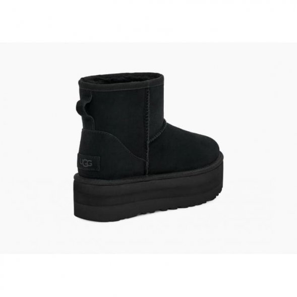 Ugg Mini Platform Boot - Black - черный, 36, Замша