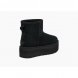 Ugg Mini Platform Boot - Black - черный, 36, Замша