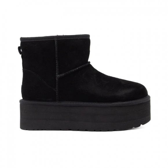 Ugg Mini Platform Boot - Black - черный, 35, Замша