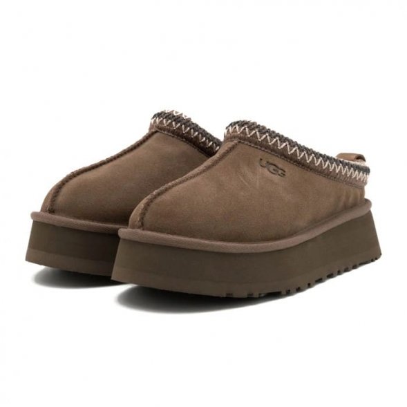 Женские слипоны на платформе Ugg Tazz - Hickory