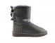 Bailey Bow Metallic Gray