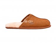 MENS Scuff Slippers Chestnut MENS Scuff Slippers Chestnut