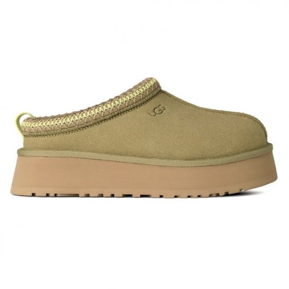 Женские слипоны на платформе Ugg Tazz - Muted Brass