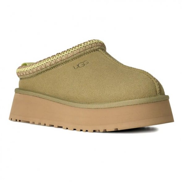 Женские слипоны на платформе Ugg Tazz - Muted Brass