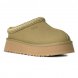 Женские слипоны на платформе Ugg Tazz - Muted Brass