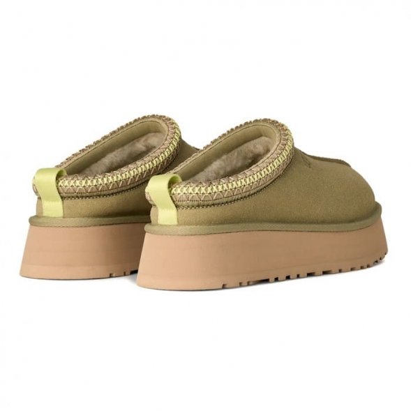 Женские слипоны на платформе Ugg Tazz - Muted Brass