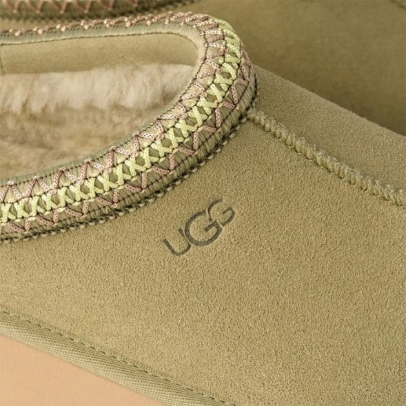 Женские слипоны на платформе Ugg Tazz - Muted Brass