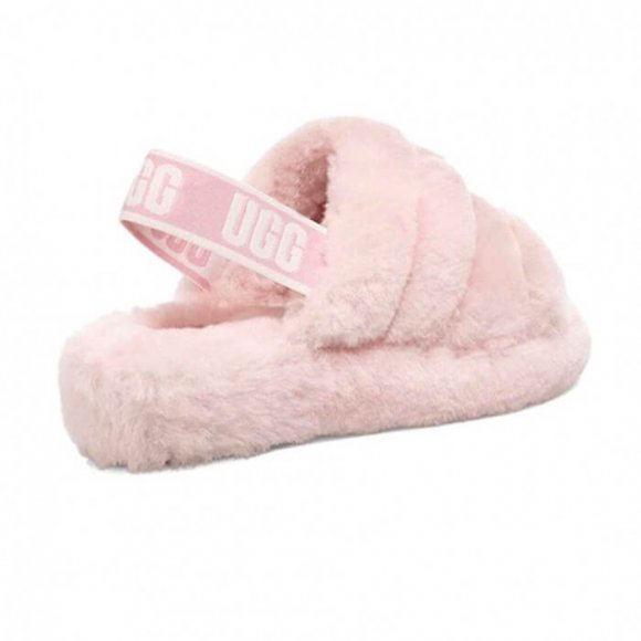 Женские сандалии Ugg Fluff Yeah Slide - Cream Женские сандалии Ugg Fluff Yeah Slide - Cream
