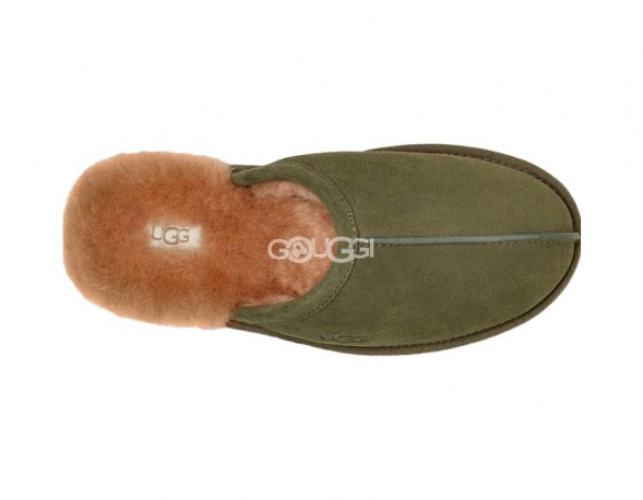 MENS Scuff Slippers Olive - 41
