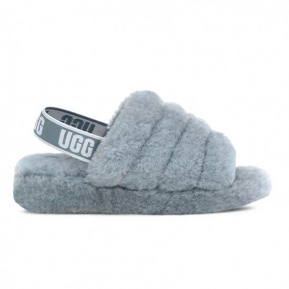 Женские сандалии Ugg Fluff Yeah Slide - Grey Violet