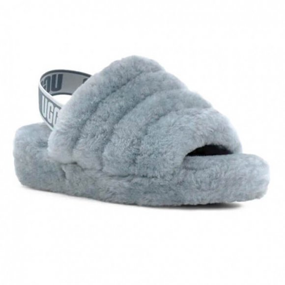 Женские сандалии Ugg Fluff Yeah Slide - Grey Violet Женские сандалии Ugg Fluff Yeah Slide - Grey Violet
