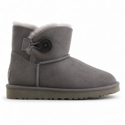 Ugg Mini Bailey Button II Boot - Grey