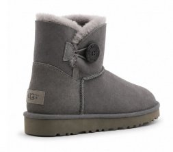Ugg Mini Bailey Button II Boot - Grey