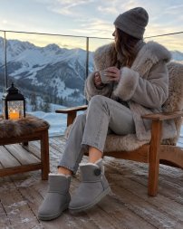 Ugg Mini Bailey Button II Boot - Grey