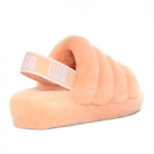 Женские сандалии Ugg Fluff Yeah Slide - Peach