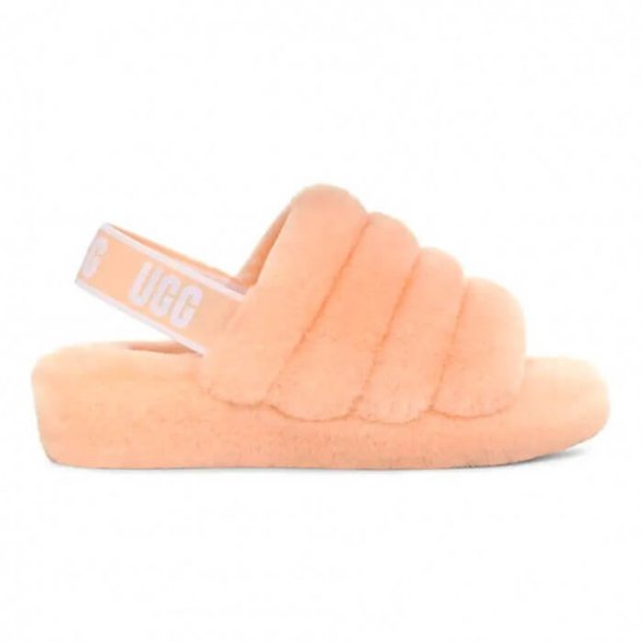 Женские сандалии Ugg Fluff Yeah Slide - Peach