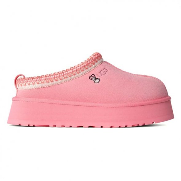 Женские слипоны на платформе Ugg Tazz Love ’25 - Tropical Pink