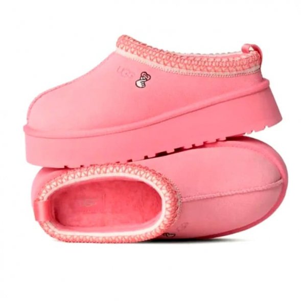 Женские слипоны на платформе Ugg Tazz Love ’25 - Tropical Pink