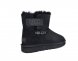 Mini Bailey Logo Strap Suede Black - 36
