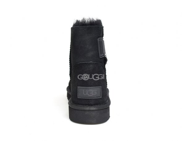 Mini Bailey Logo Strap Suede Black - 36