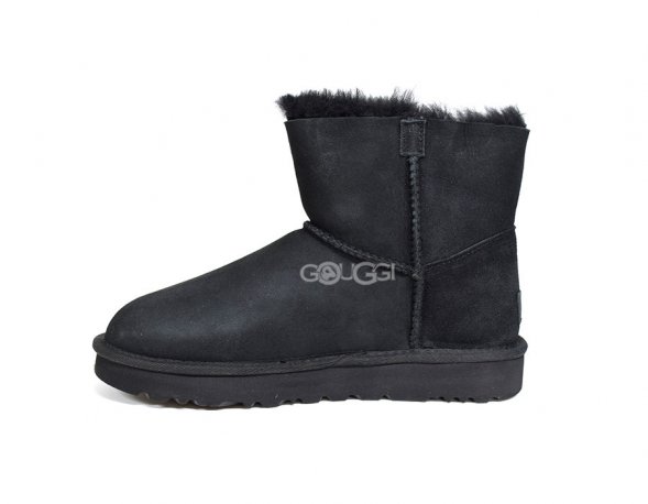 Mini Bailey Logo Strap Suede Black - 36