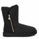 Ugg Bailey Zip Short - Black - черный, 37, Замша