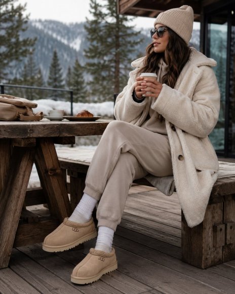 Женские слипоны Ugg Tasman Slipper - Beige Женские слипоны Ugg Tasman Slipper - Beige