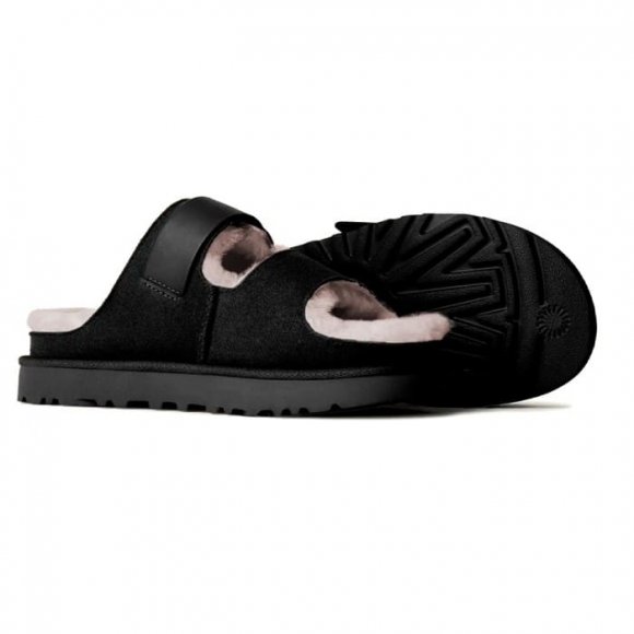 Женские шлепанцы Ugg Greenport Strap Slide - Black