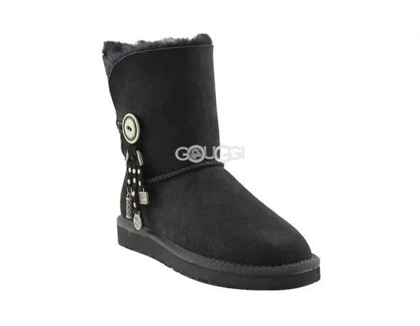 Bailey Button Azalea Black - 39