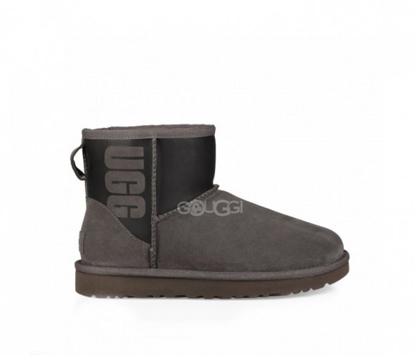 Classic Mini Ugg Sparkle Boot Grey - 39