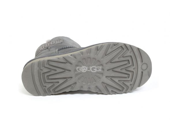 Mini Bailey Logo Strap Suede Gray