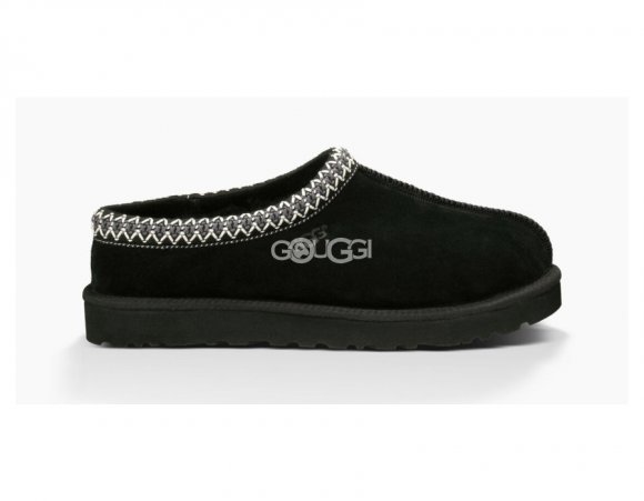 Mens Tasman Slipper - Black - 45