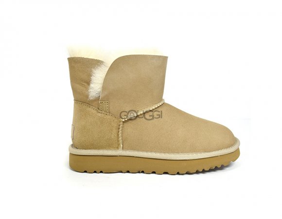Mini Bailey Logo Strap Suede Sand - 36
