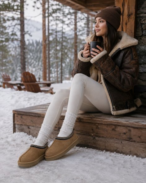Ugg Tasman Slipper Chestnut - Каштановый, 36, Замша