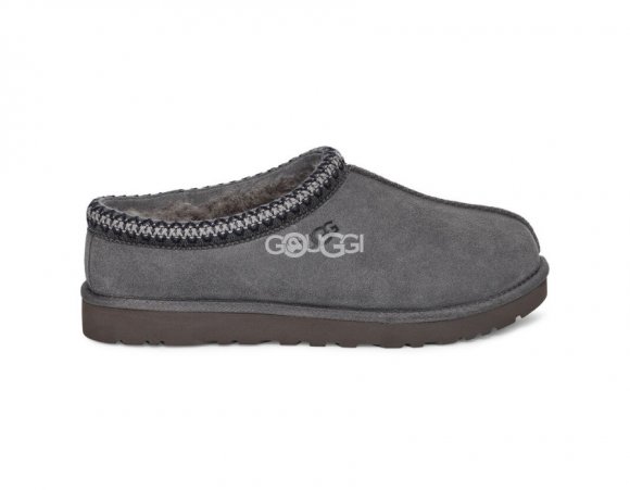 Mens Tasman Slipper - Grey - 43