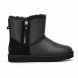 Мужские мини угги на молнии Ugg Classic Mini Men's Double ZIP Metallic - Black