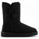 Женские короткие угги с пуговицей и пропиткой Ugg Bailey Button II Boot - Black