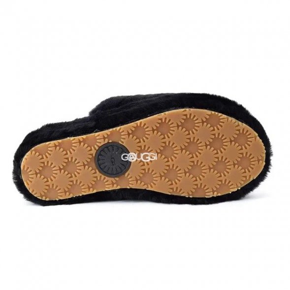 Ugg Fluff Yeah Slide Black