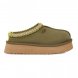 Женские слипоны на платформе Ugg Tazz - Burnt Olive